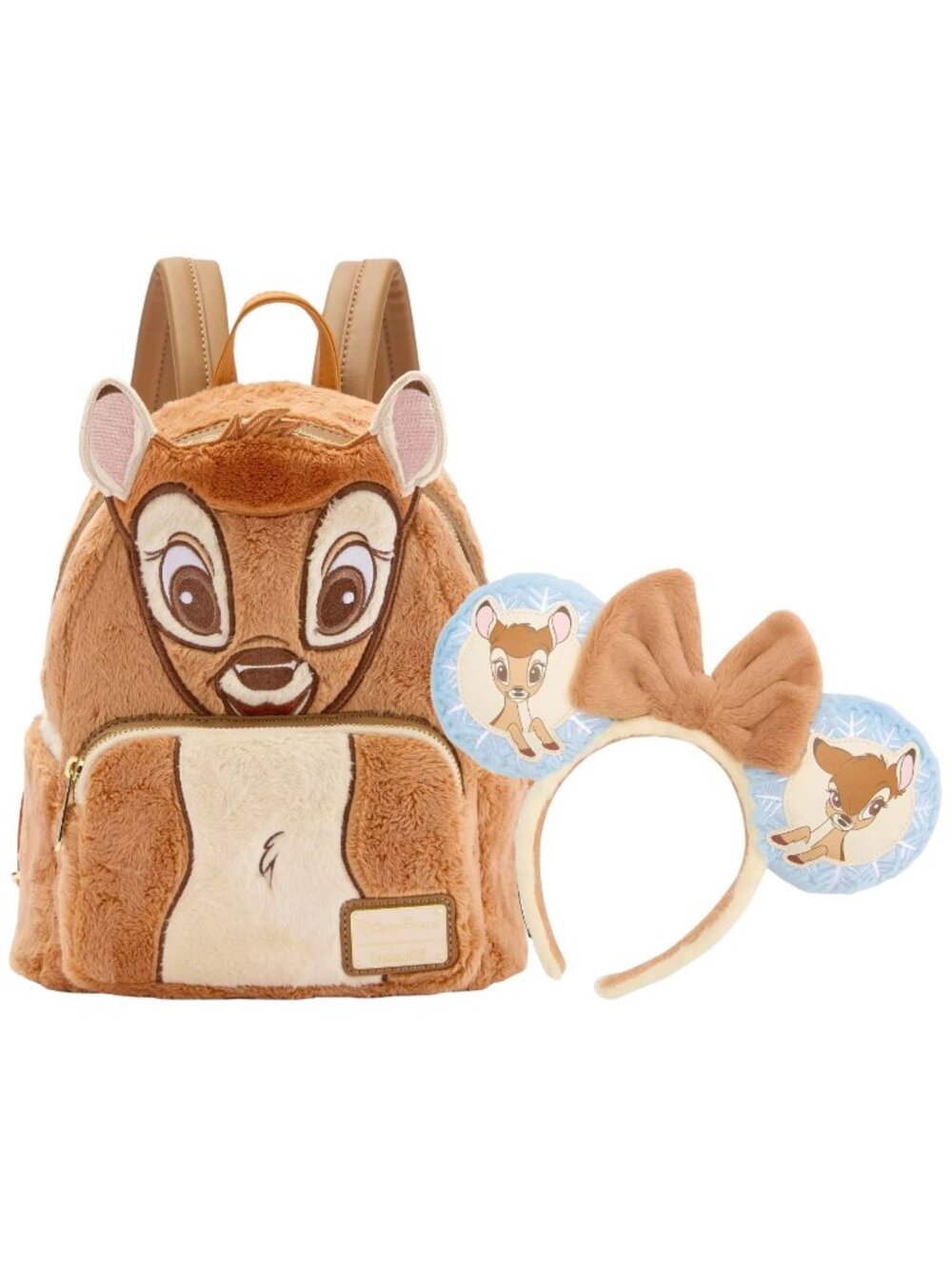Loungefly Disney Bambi Pastel Mini Backpack and Ears Set NWT - Picture 2 of 16